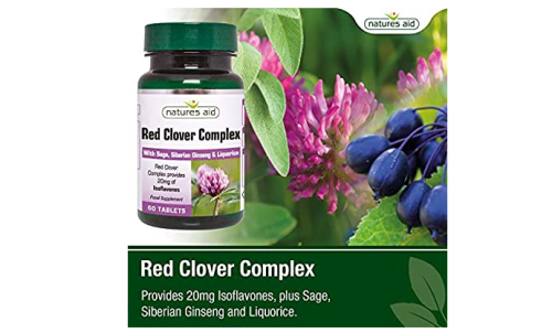 ignorere stave omvendt Red clover complex with sage, Siberian ginseng and liqourice
